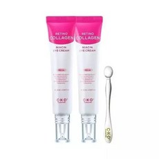 필수뷰티 CKD 레티노 콜라겐 나이아신 아이크림 25ml x2 윤기 생기 보습 아이마사저 세트 (S49213840)