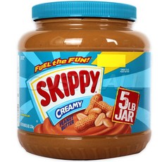 코스트코 SKIPPY 크리미 피넛 버터 2.27KG 대용량 땅콩잼, 1개