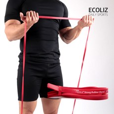 에코리즈 스트롱 풀업 밴드, 레드, 1개