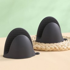 실리콘 주방장갑 냄비 손잡이 전자레인지 오븐 쿠킹 장갑, 1개, 랜덤
