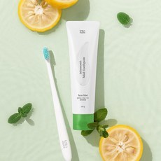 튼튼맘스 무불소 임산부 치약 (유자민트향) + 초극세모 칫솔 세트, 유자민트 치약+칫솔, 1개