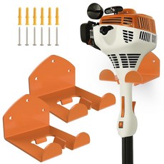 차고 보관 트리머 랙 정원 전동 공구 행거 잔디 깎는 기계용 창고 오거나이저 제초기 정리 2팩, 차고 보관 트리머 랙, 정원 전동 공구 행거, 잔디 깎