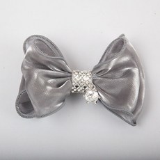 팝앤퍼피 차밍보우헤어핀, 그레이, 1개