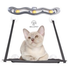Belle Pet 貓咪窗戶玻璃吊床 + 吸盤球狩獵遊戲組