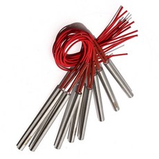 LUJINXUN 3D 프린터 카트리지 히터 전기 저항기 AC110 220 380V 60W 70W 80W 201SUS 튜브 10 개 8mm 38mm 40mm 42mm 45mm 48m, 110V, 80W 8x40mm, 03 110V, 05 80W 8x40mm