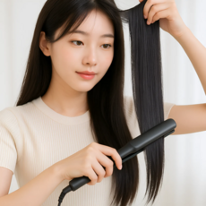 옐로구르미 인모 100% 여성부분가발 45cm 2피스 블랙 자연갈색, 2개, 인모100%부분가발(45cm)블랙