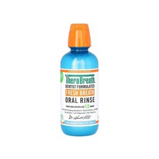 【TheraBreath 凱斯博士漱口水】無酒精漱口水 473ml (溫和薄荷/冰涼薄荷) 美國製造, 1個, 冰涼薄荷