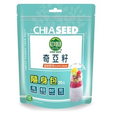 Q-Life 享活 奇亞籽 隨手包 超級穀物 20包入 膳食纖維 蛋白質 Omega-3 無麩質 無添加 素食, 1個, 超取6包/箱