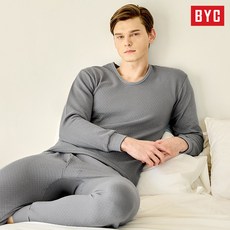 BYC 남성용 에어메리 도톰한 보온 내의세트