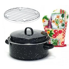 라움샵 고구마직화냄비 군고구마냄비 키친아트 직화냄비 군고구마 냄비 장갑포함 28cm, 1개