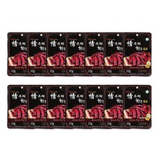 40년 전통 육포장인의 정 수제 한우육포 since1977 14봉지, 14개