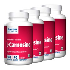 Jarrow FORMULAS 賈羅公式 L-肌肽膠囊 500mg, 90顆, 4罐