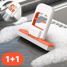 알무스 미니 밀대 물기제거 스퀴지 스펀지 행주 1+1, 오렌지, 1개