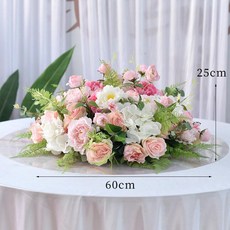 태국 릴리와디 꽃 조화 인공 수반용 장식 수제 화이트100송이 7cm, 핑크 화이트 60cm 기타 사이즈 문의