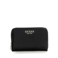 GUESS Laurel II 미디엄 지퍼 어라운드 지갑 블랙. 단일 사이즈 지갑