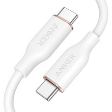 앤커 파워라인3 플로우 USB-C to C 케이블 A8552, 클라우드 화이트, 1개