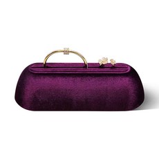 Yinbeini 벨벳 주얼리 디스플레이 스탠드 3가지 사이즈 링 홀더 및 뱅글 오거나이저 (레드 L)114458, 퍼플