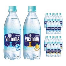 웅진식품 더 빅토리아 2가지맛 (플레인10+파인애플10), 500ml, 20개