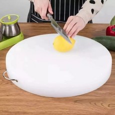 도마 가정용 도마 주방용 도마 곰팡이 방지 및 항균 식품 등급 플라스틱 도마 뼈와 고기용, 지름 35mm 두께 1mm 무게 1.8근