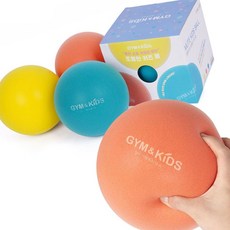 아이워너 짐앤키즈 무소음 pu피구공 18cm 핸드볼 스펀지볼 키즈볼, 축구공 옐로우