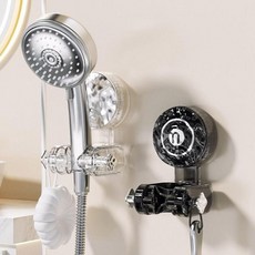 진공 흡착 샤워기 헤드 샤워 홀더 걸이 받침대 거치대, 단일상품1