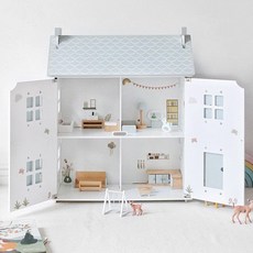 인형놀이집 우드 오두막 완구 나무색 인형의 주택 DIY, 2. 모슨 잉글리시 하우스
