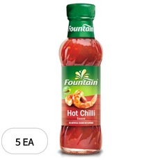 파운틴 핫칠리소스, 250ml, 5개