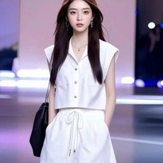 夏季新款時尚套裝女上衣短褲兩件套