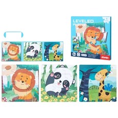 兒童磁性益智拼圖 磁性拼圖 磁鐵拼圖 磁吸拼圖本 兒童磁吸拼圖本 拼圖書 木製拼圖 磁鐵書, 97