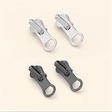 지퍼 부속 -47-326 점퍼지퍼 전용) 양면지퍼 슬라이더_3호/5호, 1개, 5호 니켈