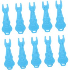 토이비안 10개입 기타 줄 감개 세트 휴대용 우쿨렐레 액세서리 가벼운 소재로 관리 2337503