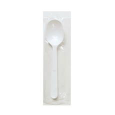 생활을그리다 빙수용 일회용 스푼 화이트 14cm, 100개, 1개