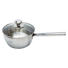 아우로 통5중 304스텐 인덕션 편수냄비, 1개, 실버, 18cm