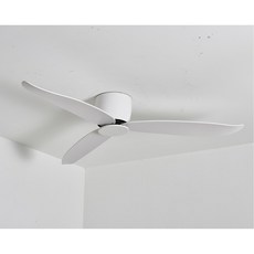 업소용 천장 선풍기 실링팬 36 42 52 인치 팬 조명 없음 모터 원격 제어 냉각 램프 낮은 바닥 흰색 검정색, White No light, 36 Inch, 85-265V, White No light