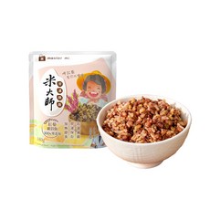 米大師湯泡飯 (菠菜蛋花/蕃茄羅宋/麻油雞/麻辣牛肉/鮮蝦蒸蛋/肉燥蒸蛋/紅蔥肉燥/金鮮菇/赤味噌) 常溫熟飯 沖泡粥, 1個, 常溫熟飯-紅藜纖穀飯