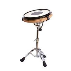 연습용 드럼패드 12인치 풀세트 초보자 입문용, 드럼(약한 소리)+스탠드+무음패드, 1개