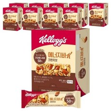 켈로그 에너지바K 크런치넛, 360g, 10개