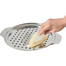 스크레이퍼가 포함된 프리미엄 스테인리스 스틸 스파츨 메이커 뚜껑 전통적인 독일 누들 도구 팬 냄비 파스타 야채 스트레이너