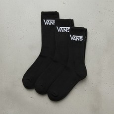 VANS 반스 남녀공용 클래식크루 블랙 베이직 삭스 No.1780718