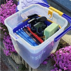 GTG 다용도 대용량 캠핑 세차박스 22L 멀티바스켓, 없음