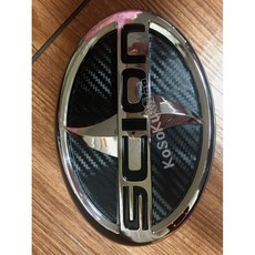 北美豐田 scion 黑字 紅字 卡夢 美規 車標 標誌 閃電 mark 車貼 方向盤標 ALTIS WISH 日規, 1個, 任兩個