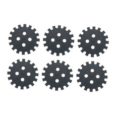 예초기 날 제초기 부품 벌초 잡초 제거 원형 톱날 6개 안전예초기날 제초기부품 원형톱날