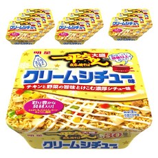 明星食品 一平ちゃん 夜市 巖燒麵 加大尺寸 奶油燉菜口味, 12入