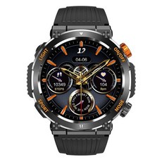 MIVSEN 台灣版line通話手錶 心率監測 藍牙通話手錶 遊戲計步運動 指南針運動手錶 智慧手環H17, 綠色, 1.46吋, 藍牙