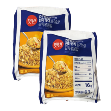 CJ 햇반 현미귀리 닭가슴살 갈릭 볶음밥 [더블], 10개, 220g