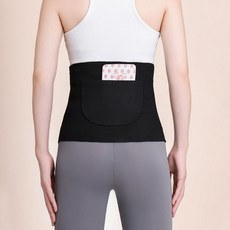 허리 복부 체온 유지 기모 안감 처리 핫팩 수납 주머니 기능 착용 보온 복대 밴드