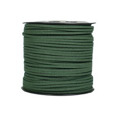 디어플레이스 샤무드끈 세무끈 스웨이드끈 90m 3mm, 1개, 40 포레스트그린