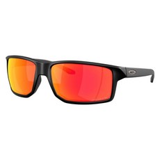 OAKLEY Gibston XL運動太陽眼鏡 OO9470-0662, 1個, 霧面黑/棱鏡紅寶石偏光鏡片