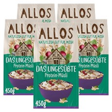 알로스 무설탕 초콜릿 뮤즐리 5 x 500g, 단백질 뮤즐리