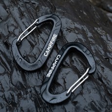 CAMPFIRE 營火部落 D型高承重登山扣 D扣 二入組【露營狼】【露營生活好物網】, 1個